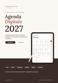Agenda Digitale 2027 - Organizza appuntamenti, obiettivi e abitudini con un planner interattivo