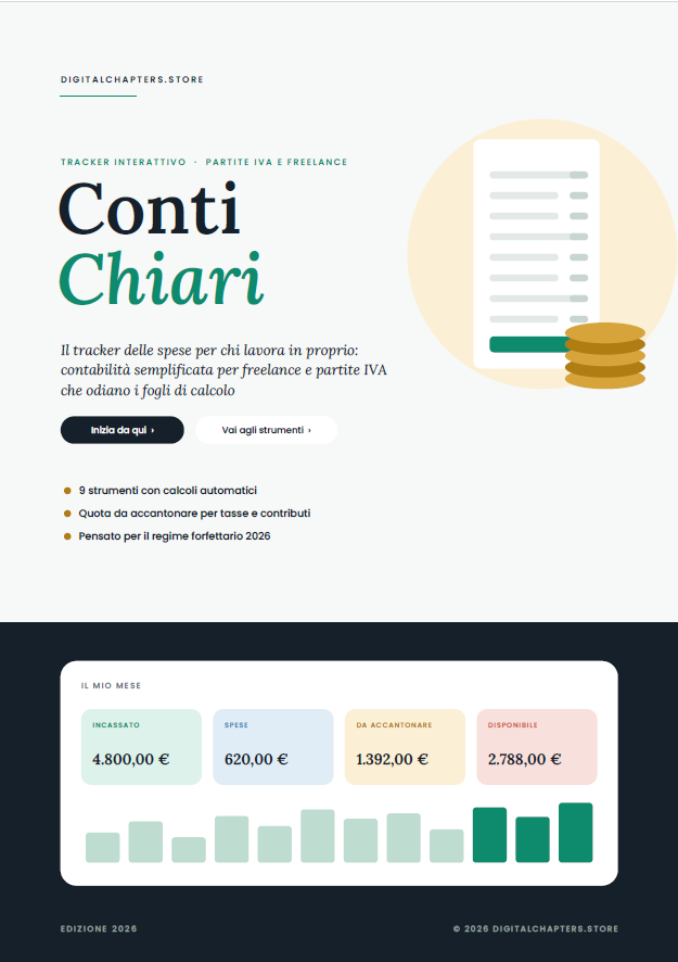 Conti Chiari – Il tracker delle spese per chi lavora in proprio