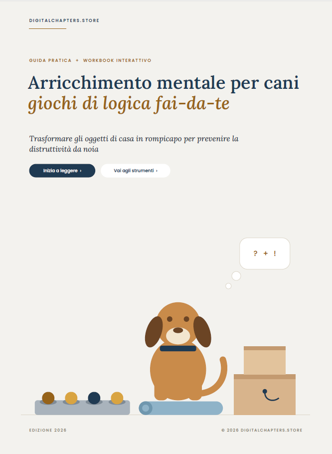 Arricchimento mentale per cani giochi di logica fai-da-te - Trasformare gli oggetti di casa in rompicapo per prevenire la distruttività da noia