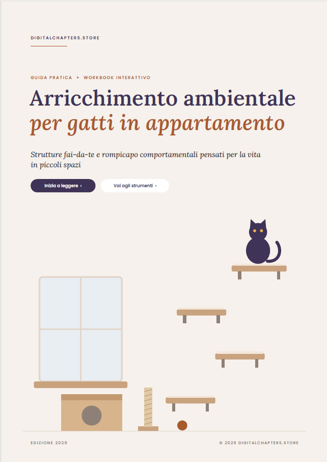 Arricchimento ambientale per gatti in appartamento - Strutture fai-da-te e rompicapo comportamentali pensati per la vita in piccoli spazi