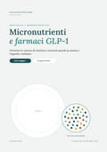 Micronutrienti e farmaci GLP-1 - Prevenire le carenze di vitamine e minerali quando la sazietà e l'appetito cambiano