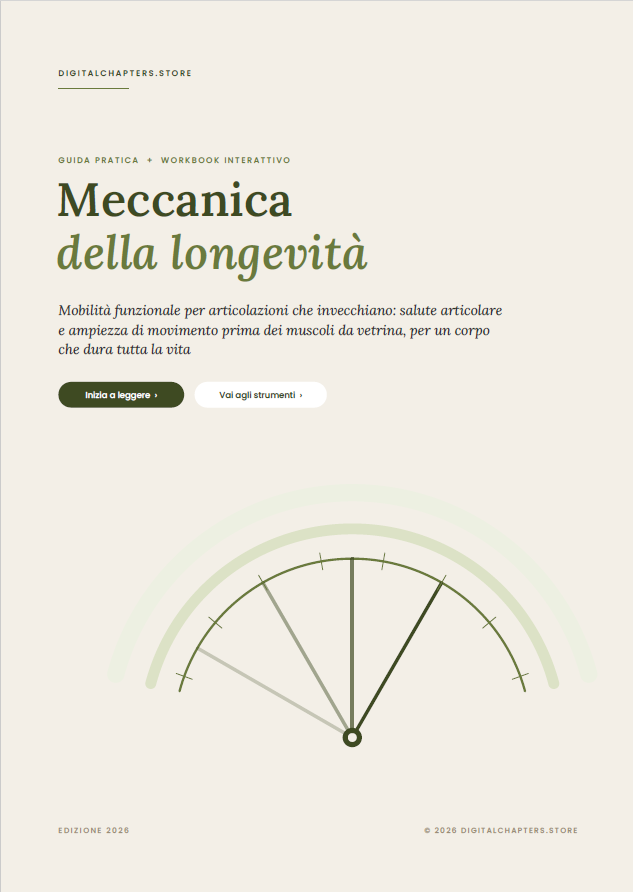 Meccanica della longevità - Mobilità funzionale per le articolazioni che invecchiano: salute articolare e ampiezza di movimento prima di mostrare i muscoli, per un corpo che dura tutta la vita